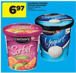 Real Canadian Superstore CHAPMAN'S FROZEN YOGURT OR SORBET offer