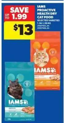 Real Canadian Superstore IAMS Proactive Health Dry Cat Food offer