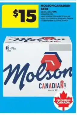 Real Canadian Superstore Molson Canadian Beer offer