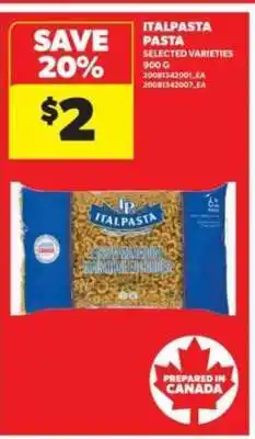 Real Canadian Superstore Italpasta Pasta offer