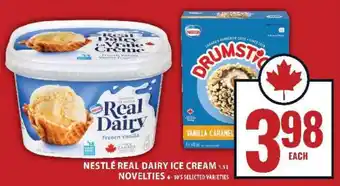 Food Basics Nestlé Real Dairy Ice Cream & Drumstick Novelties offer