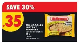 No Frills MR.NOODLES INSTANT NOODLES offer