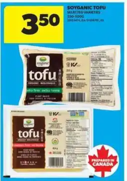 Real Canadian Superstore Soyganic Tofu offer