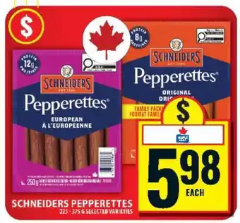 Food Basics Schneiders Pepperettes offer