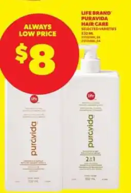 Real Canadian Superstore Life Brand Puravida Hair Care offer