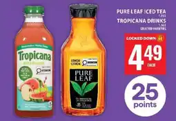 Food Basics Pure Leaf Iced Tea & Tropicana Drinks offer