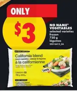 No Frills NO NAME VEGETABLES offer