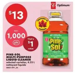 No Frills Pine-Sol Multi-Purpose Liquid Cleaner offer