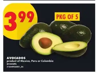 No Frills Avocados offer
