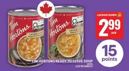 Food Basics TIM HORTONS READY TO SERVE SOUP offer
