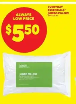 Real Canadian Superstore EVERYDAY ESSENTIALS Jumbo Pillow offer