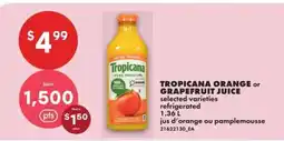 No Frills Tropicana Orange or Grapefruit Juice offer