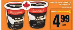 Food Basics Irresistible Greek or Skyr Yogurt offer