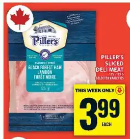 Food Basics PILLER’S SLICED DELI MEAT offer