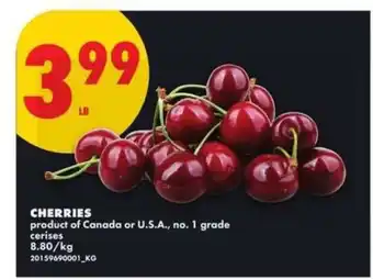 No Frills CHERRIES offer