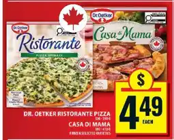 Food Basics Dr. Oetker Ristorante Pizza & Casa di Mama offer