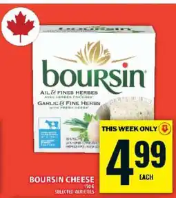 Food Basics Boursin Cheese offer