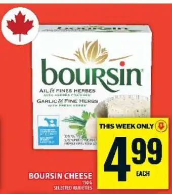Food Basics Boursin Cheese offer