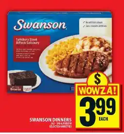 Food Basics SWANSON DINNERS offer