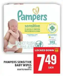 Food Basics Pampers Sensitive Baby Wipes offer