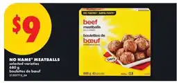 No Frills NO NAME MEATBALLS offer