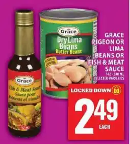Food Basics Grace Pigeon or Lima Beans or Fish & Meat Sauce offer