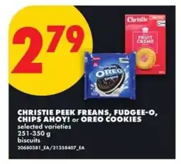 No Frills CHRISTIE PEEK FREANS, FUDGEE-O, CHIPS AHOY! or OREO COOKIES offer