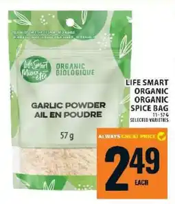 Food Basics Life Smart Organic Organic Spice Bag offer