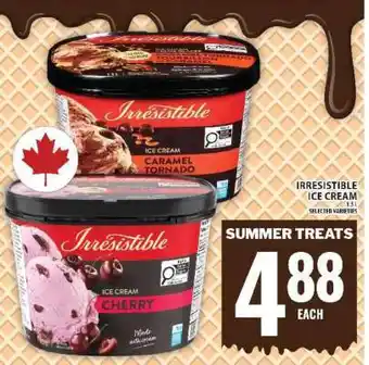 Food Basics Irresistible Ice Cream offer