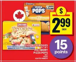 Food Basics Cheemo Perogies / Pillsbury Pizza Pops offer