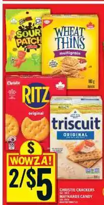 Food Basics CHRISTIE CRACKERS / MAYNARDS CANDY offer