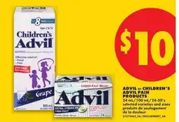 No Frills Advil or Children's Advil Pain Products offer
