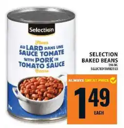 Food Basics SELECTION BAKED BEANS offer