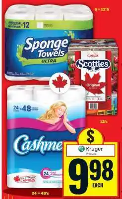 Food Basics Kruger Products offer