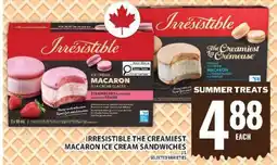 Food Basics Irresistible The Creamiest Macaron Ice Cream Sandwiches offer