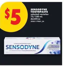 No Frills Sensodyne Toothpaste offer