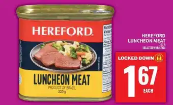 Food Basics Hereford Luncheon Meat offer