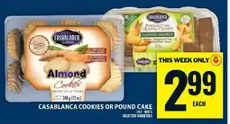 Food Basics CASABLANCA COOKIES OR POUND CAKE offer