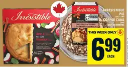Food Basics Irresistible Pie or Coffee Cake offer