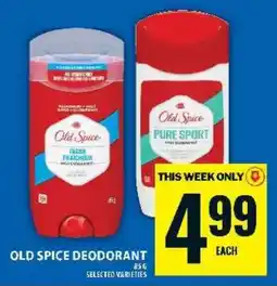 Food Basics Old Spice Deodorant offer