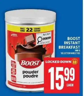 Food Basics BOOST Instant Breakfast offer