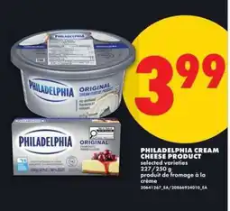 No Frills PHILADELPHIA CREAM CHEESE PRODUCT offer