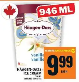 Food Basics Häagen-Dazs Ice Cream offer