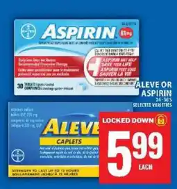 Food Basics Aleve or Aspirin offer