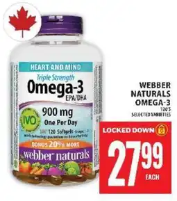 Food Basics Webber Naturals Omega-3 offer
