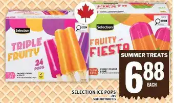 Food Basics SELECTION ICE POPS offer