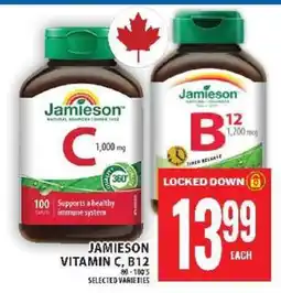 Food Basics Jamieson Vitamin C, B12 offer