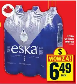 Food Basics Eska Spring Water offer