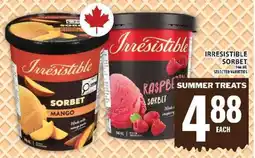 Food Basics Irresistible Sorbet offer