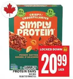 Food Basics Simply Protein bars offer